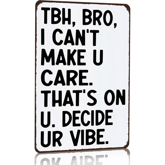 Funny Subject Class Tin Sign for Home Classroom Study Room Wall Decor 8x12 Inch
