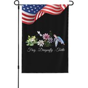 Funny Subtle Political Humor Frog Dragonfly Turtle Flag 12x18 Inch 3x5 Ft Frog Dragonfly Turtle Flags Double Side Banner Yard Sign No Flagpole