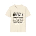 thumbnail image 1 of Funny Suggestions Novelty Graphich Tee Tshirt, 1 of 6