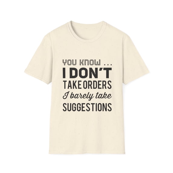 Funny Suggestions Novelty Graphich Tee Tshirt