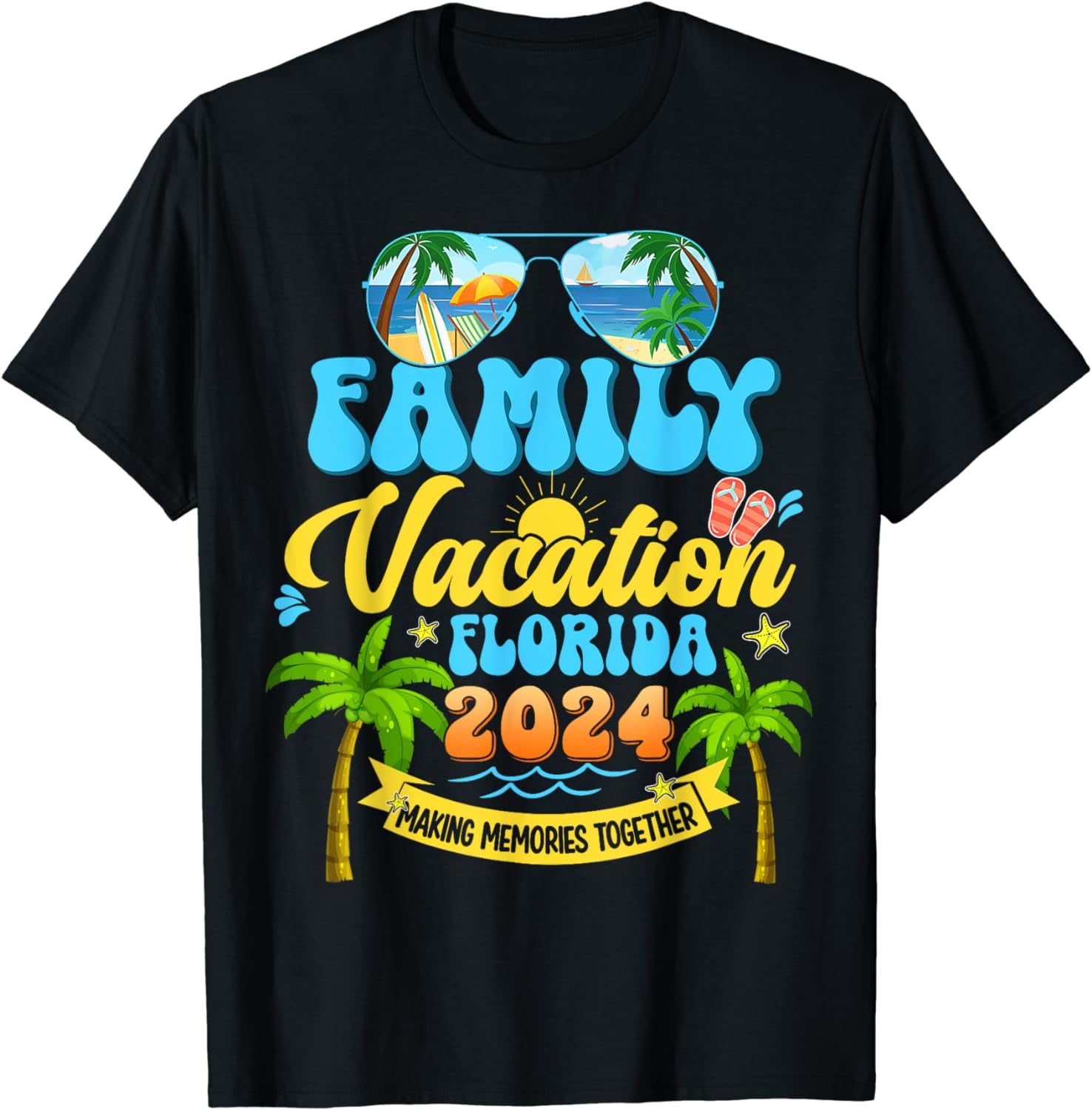 Funny Summer Family Vacation Florida 2024 Making Memories TShirt