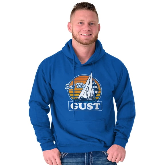 Funny Summer Sailing Eat My Gust Boat Hoodie Sweatshirt Women Men Brisco Brands X
