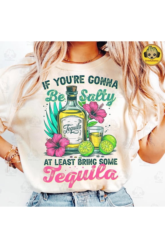 Funny Summer Tequila T-Shirt with Playful Design for Retro Vibes and Adult Humor