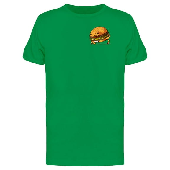 Funny Sumo Hamburger Cartoon Tee Men's -Image by Shutterstock