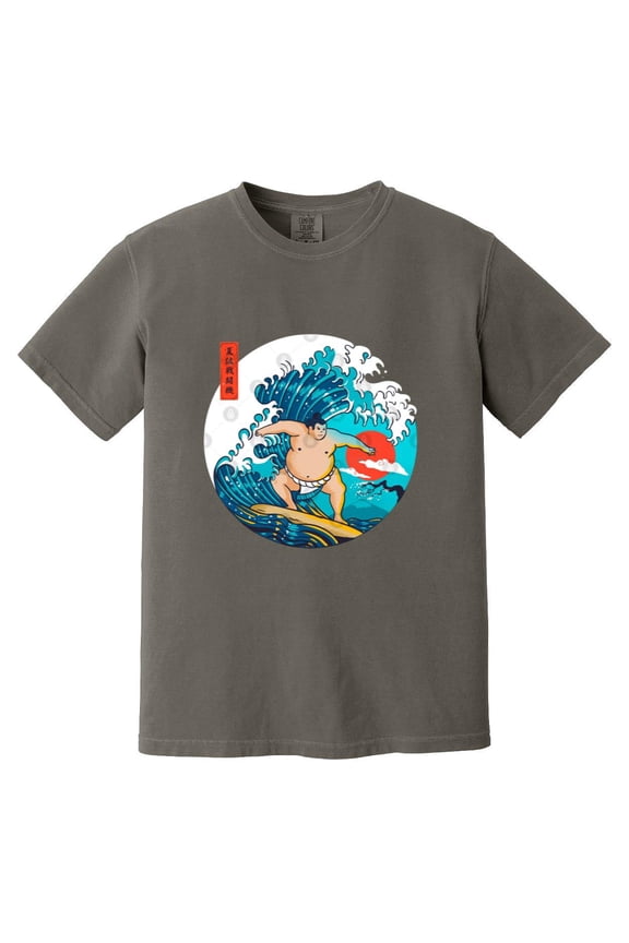 Funny Sumo Summer Japanese Wrestling Sport Vacation Comfort Color T-Shirt, Unisex, up to size 4XL