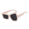 thumbnail image 1 of Funny Sunglasses Irregular Sunglasses, Sun Glasses Driving Glasses, Lightweight Eyewear Eyeglasses Stylish for Shopping Vacation Party Favors beige gray, 1 of 10