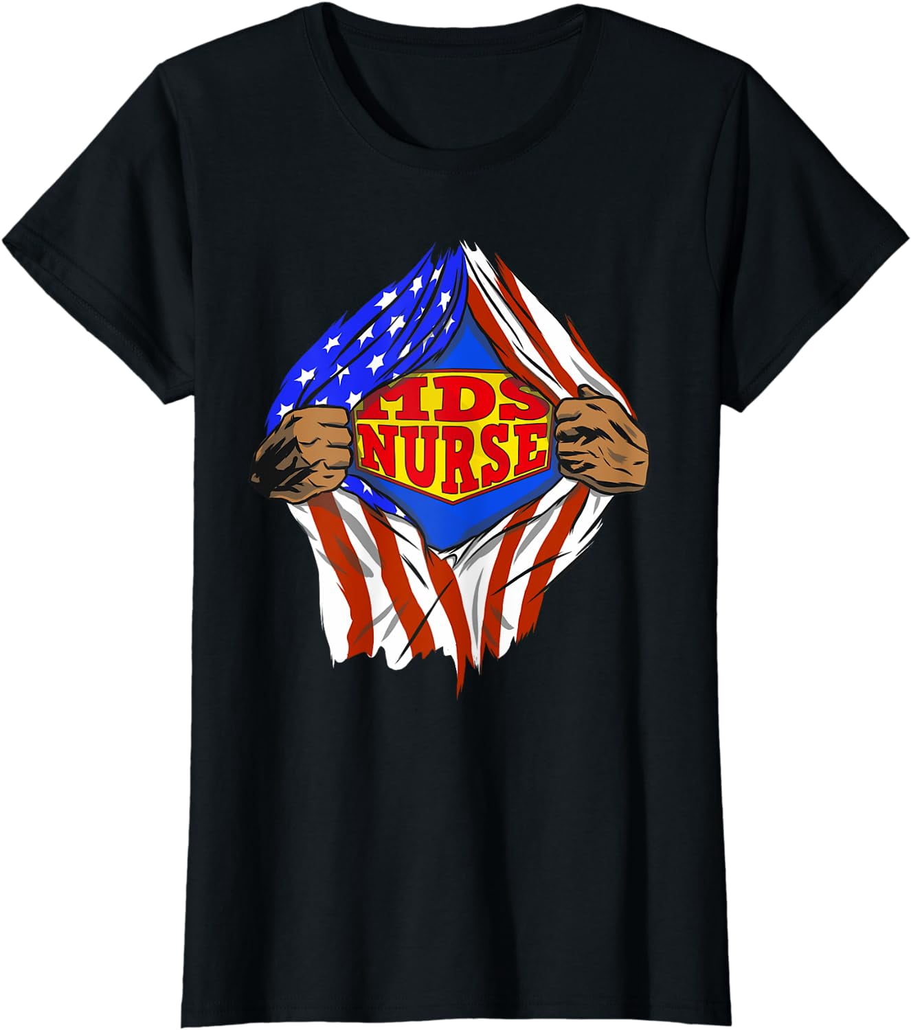 Funny Super Mds Nurse Hero Job T-Shirt - Walmart.com