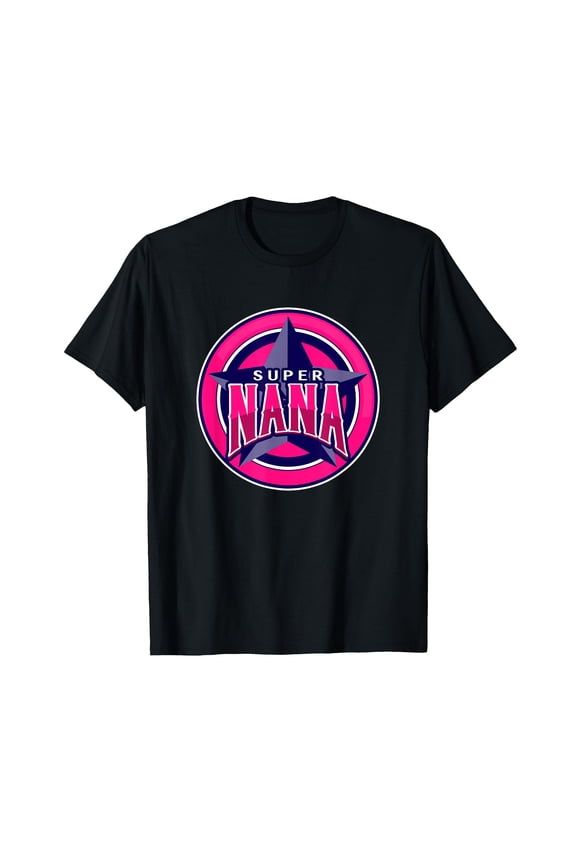 Funny Super Nana Hero T-Shirt for Proud Grandmothers, Perfect Gift for Family Celebrations