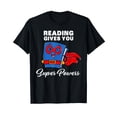 thumbnail image 1 of Funny Superhero Reading T-Shirt - Promotes Literacy as Your Super Power, 1 of 5