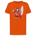 thumbnail image 1 of Funny Surfer Chimpanzee Tee Men's -Image by Shutterstock, 1 of 1