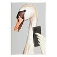 thumbnail image 1 of Funny Swan Bird Smiling Selfie Animals & Insects Graphic Art Unframed Art Print Wall Art, 1 of 6