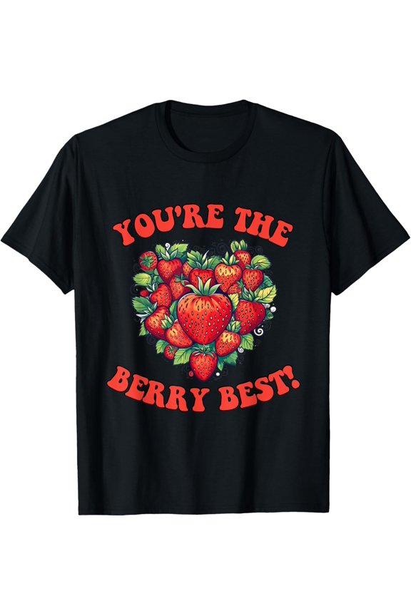 Funny, Sweet Strawberry Berry Best Pun T-Shirt