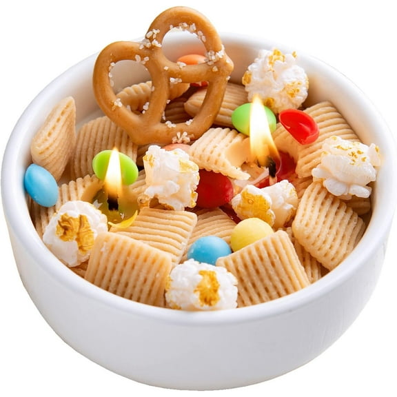 Funny Sweet Vanilla Trail Mix Bowl Scented Soy Candle Afternoon Tea Gift