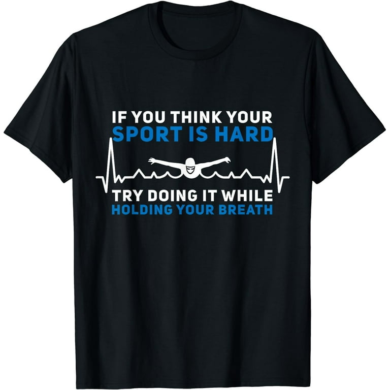 Heartbeat Swimming T-Shirt Funny Swimming Shirt Heartbeat Swimming T-Shirt Funny Swimming Shirt