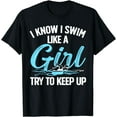 Funny Swimming Design For Men Women Kids Swimmer Swim Lovers TShirt