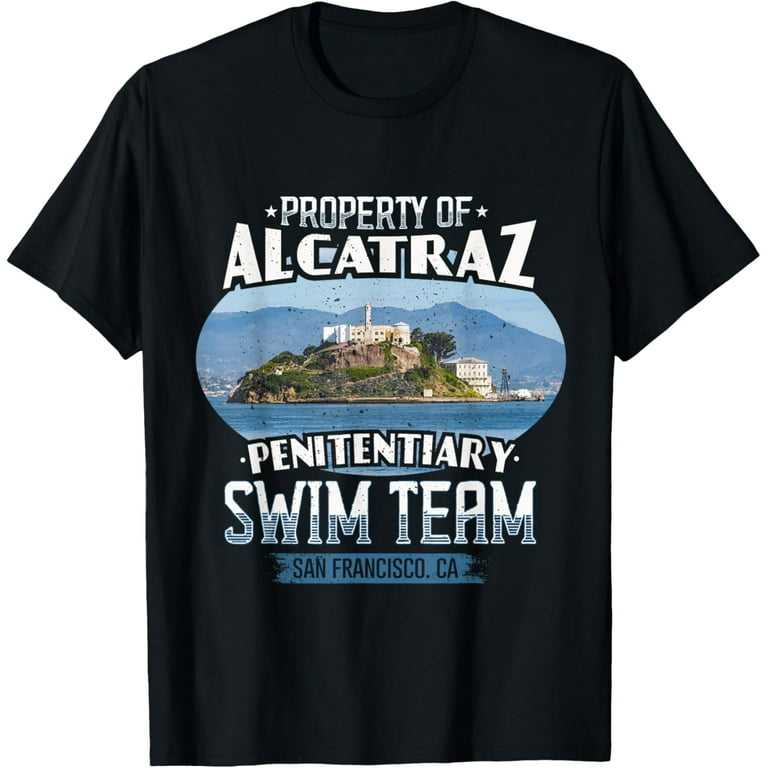 Funny Swimming T-Shirt Alcatraz Swim Team Tee Funny Swimming T-Shirt Alcatraz Swim Team Tee