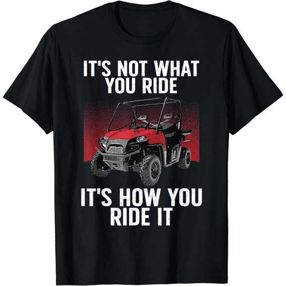 Funny SxS Design For Men Women UTV Side-By-Side Quad Riding T-Shirt