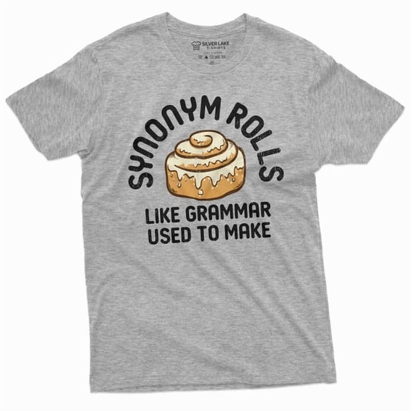 Funny Synonym Rolls Grammar T-Shirt Grandma Use To Make Foodie Food Tee S-5XL Birthday Gifts; For Men & Women, Vintage Birthday Gift
