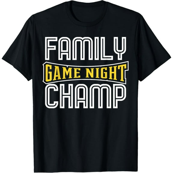 Funny T-Shirt Family Game Night Trophy Shirt T-Shirt