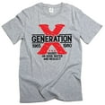 thumbnail image 1 of Funny T-Shirt Generation X T-Shirts Hose Water And Neglect Tee Joke 1980s nostalgia shirt (Medium Grey), 1 of 6