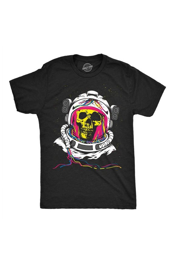 Funny T Shirts Rainbow Astronaut Skull Cool Graphic Tee Men Unisex S-5XL Hot Trending Shirt, Vintage Birthday Gift