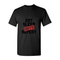 thumbnail image 1 of Funny TV Show Medical Drama Fan Quote Eat Sleep Greys Repeat Unisex T-Shirt, 1 of 2