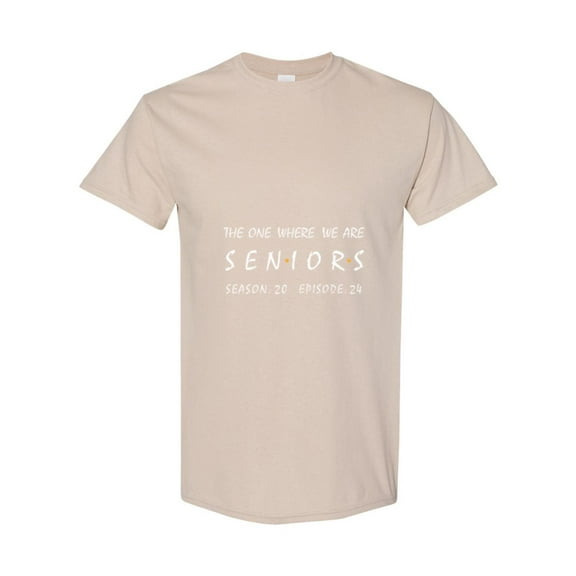 Funny TV Show Quote The One Where We Are Seniors 2024 Gift Unisex T-Shirt