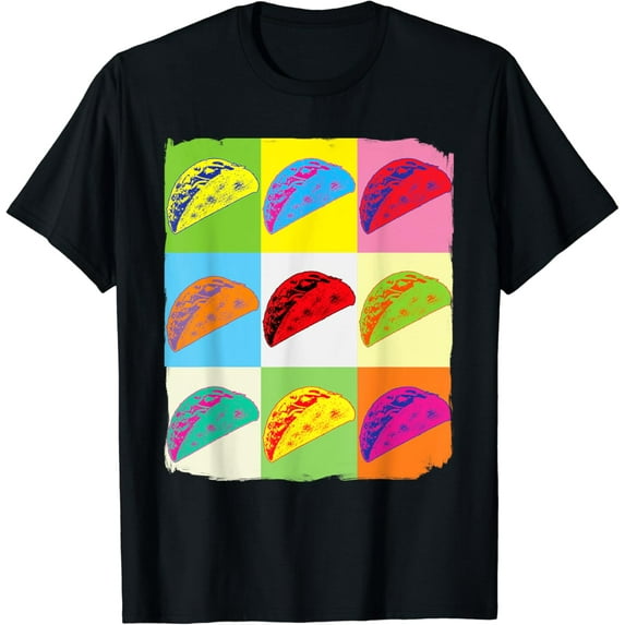 Funny Taco Art, Mexican Food, Funny Foodie, Taco Lover T-Shirt