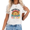 thumbnail image 1 of Funny Taco Cat-Shirt Women T-Shirt, 1 of 5