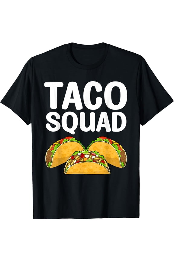 Funny Taco Design For Men Women Kids Mexican Food Taco Lover T-Shirt