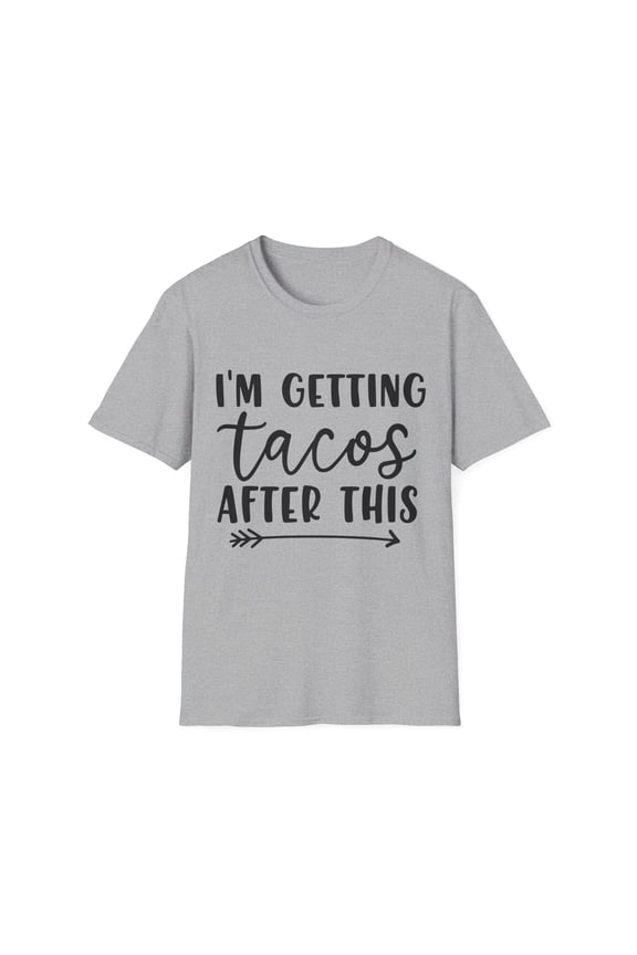 Funny Taco Gym Tee for Motivation Workouts