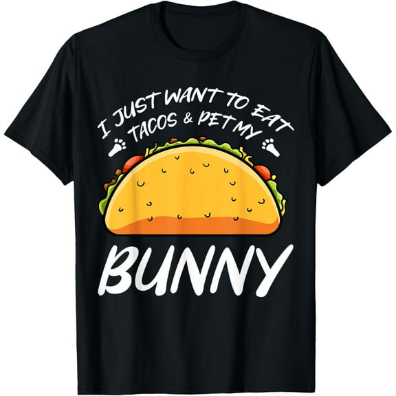 Funny Taco Lover Easter Bunny Cinco De Mayo Gift For Mom Dad T-Shirt