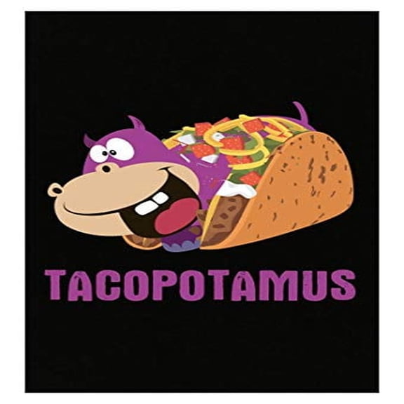 Funny Taco Poster - 13x19 - Wall Decor for Foodies Gift