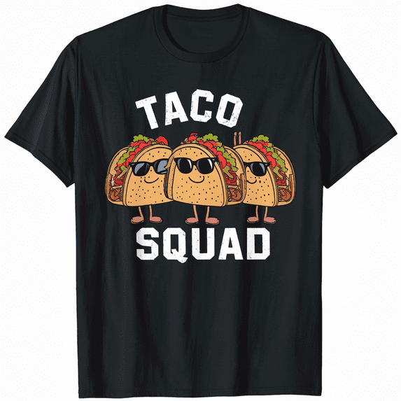 Funny Taco Squad Cute Mexican Food Lover Tee 2024 T-Shirt