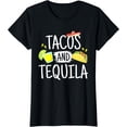 thumbnail image 1 of Funny Tacos And Tequila T-Shirt Mexican Sombrero Tee Gifts T-Shirt, 1 of 3