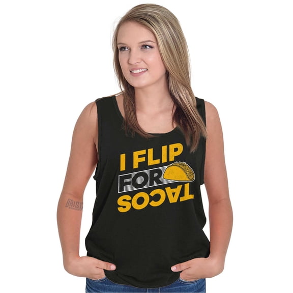 Funny Tacos Tuesday Eat Food Party Tank Top T Shirts Men Women Brisco Brands S