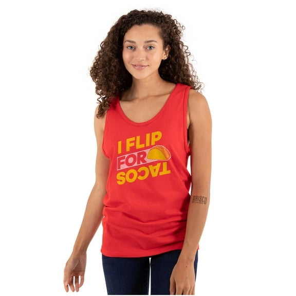 Funny Tacos Tuesday Eat Food Party Tank Top T Shirts Men Women Brisco Brands S