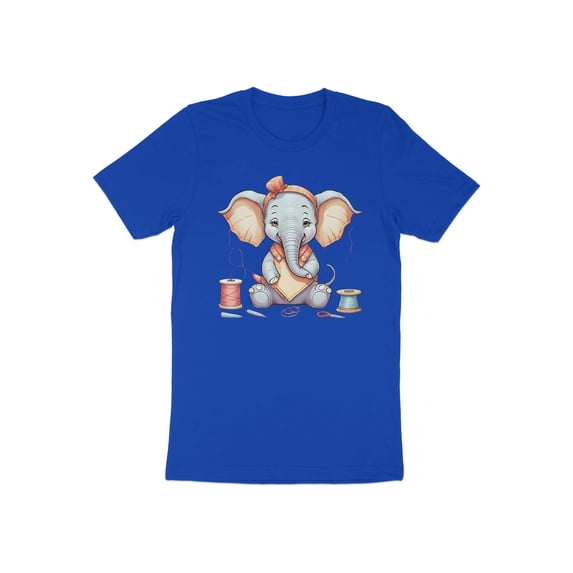 Funny Tailor Sewing Sewer Elephant Animal Graphic Gift Women T-Shirt Cool Tailor Sewer Lover Birthday Holiday Presents Men Women Kids Tshirt