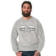 thumbnail image 1 of Funny Take Naps Knuckle Tattoo Unisex Plus Fleece Graphic Sweatshirt Brisco Brands 3X, 1 of 5