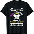 thumbnail image 1 of Funny Taken By Smart And Sexy Barber T-shirt Razor Gift, 1 of 4