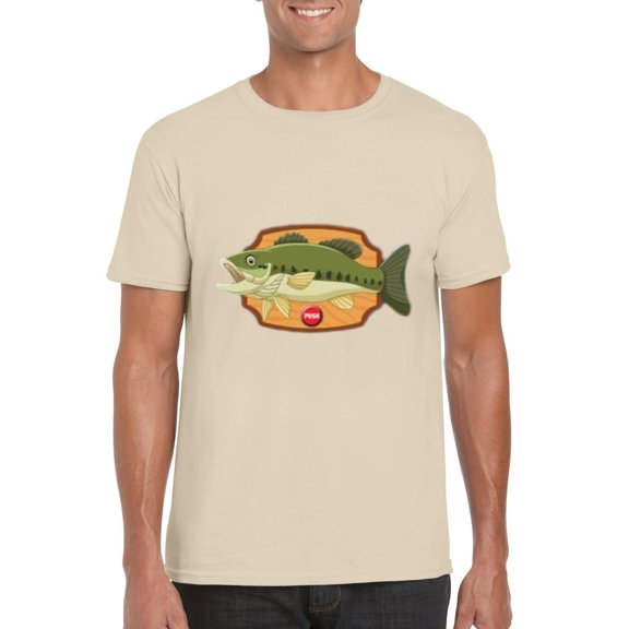 Funny Talking Fish Shirt Humorous Aquatic Animal Conversation Graphic T-Shirt, for men & women, up to size 5XL