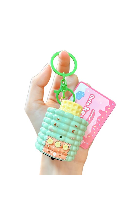 Funny Talking Vegetable Keychain 's Toy With Sliding Perfect For Gifts And Play