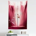 thumbnail image 1 of Funny Tapestry, Monkey on a Pole Whiskey Pastel Colored Composition Whimsical Motif, Fabric Wall Hanging Decor for Bedroom Living Room Dorm, 5 Sizes, Magenta Pale Brown, by Ambesonne, 1 of 1
