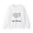 thumbnail image 1 of Funny Taurus Zodiac Unisex Heavy Blend™ Crewneck Sweatshirt, 1 of 4