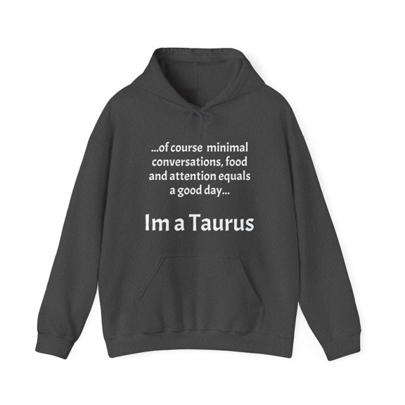 Funny Taurus Zodiac Unisex Heavy Blend™ Hooded Sweatshirt
