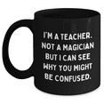 thumbnail image 1 of Funny Teacher Gifts from Friends for Teacher's Day Unique Black Coffee Mug, 1 of 4