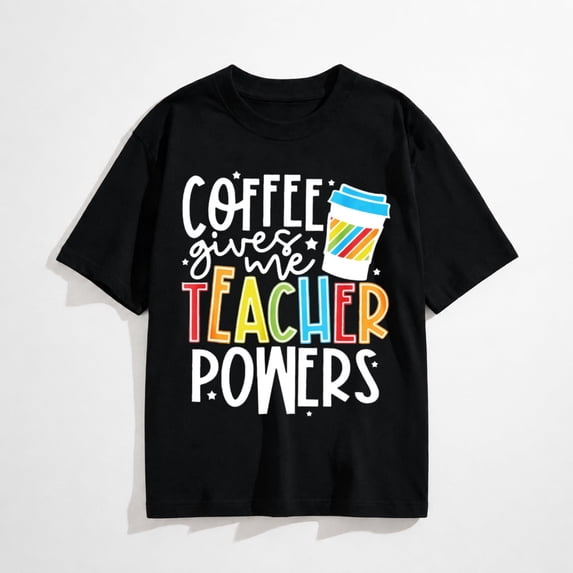 Funny Teacher Graphic Tee - Women's Casual Inspirational Tops