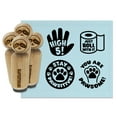 thumbnail image 1 of Funny Teacher Inspirational Motivational Awesome Congrats Positive Rubber Stamp Set for Scrapbooking Crafting Stamping - Small 3/4 Inch, 1 of 7