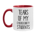 thumbnail image 1 of Funny Teacher Mug - "Tears Of My Cybersecurity Students" - 11Oz Or 15Oz Ceramic Coffee Cup, 1 of 8