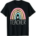 thumbnail image 1 of Funny Teacher Rainbow Gifts Teaching T-Shirt, 1 of 4